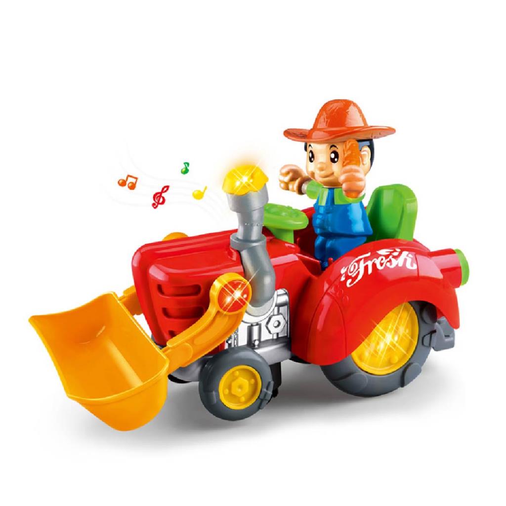 Cartoon Electric Swing Bulldozer